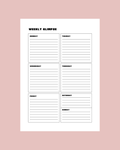 Weekly Glimpse Notepad (PRE ORDER SHIPS WEDNESDAY 8/26)