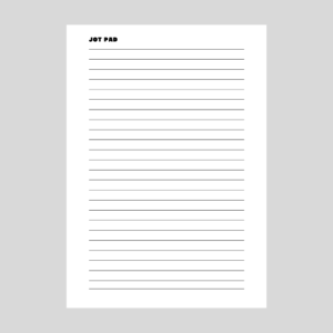 The Jot Pad Notepad